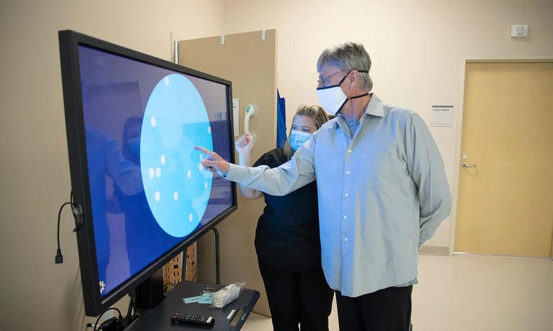 The Bioness Integrated Therapy System helps patients with balance