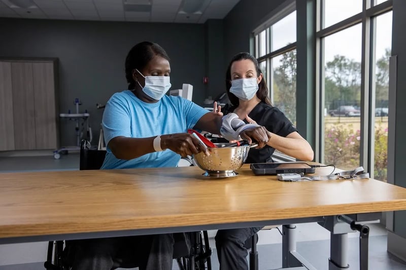 Chart showing post-stroke pain points