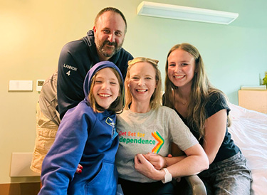 Susan Lannon and her family