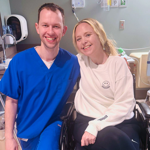 Susan Lannon with an Encompass Health Rehabilitation Hospital of Johnston nurse