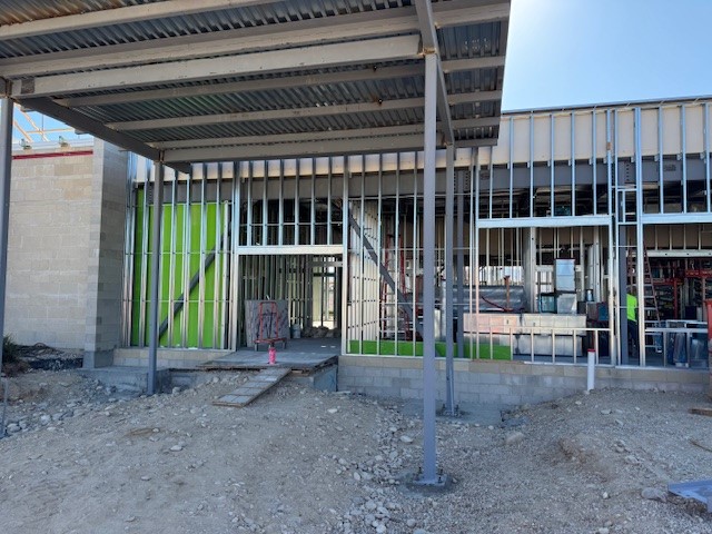 Saint Alphonsus Regional Rehabilitation Hospital construction site entrance