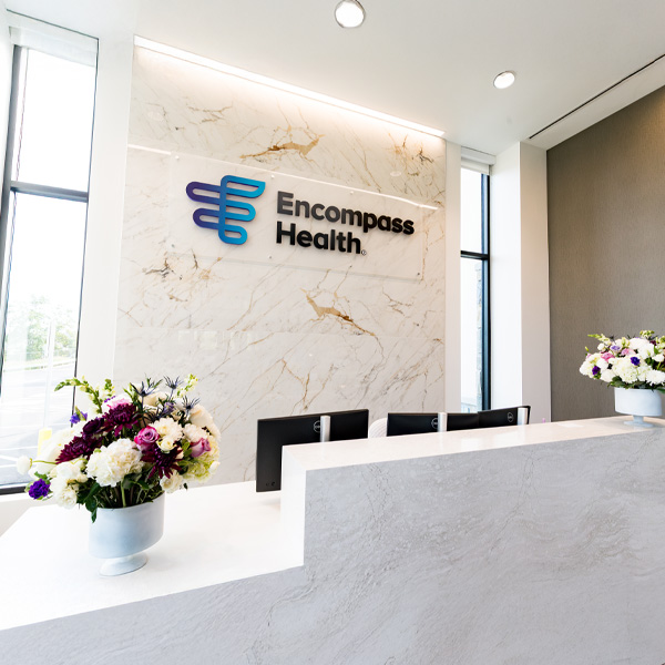 Encompass Health Rehabilitation Hospital of Danbury front lobby