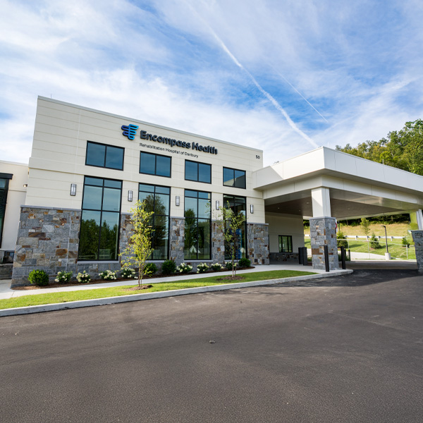 Encompass Health Rehabilitation Hospital of Danbury entrance exterior