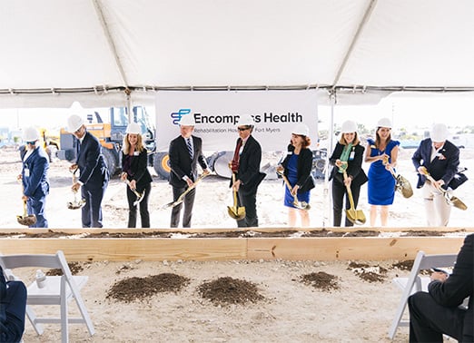 Rehabilitation Hospital of Fort Myers groundbreaking ceremony