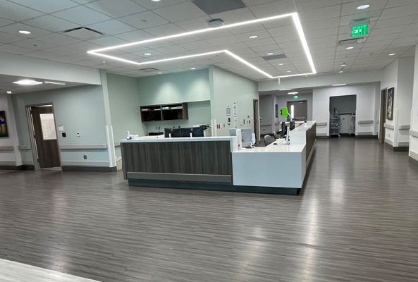 Encompass Health Naples nurse's station