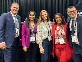 Vidhya Kannan, CEO of Encompass Health North Virginia, with panelists
