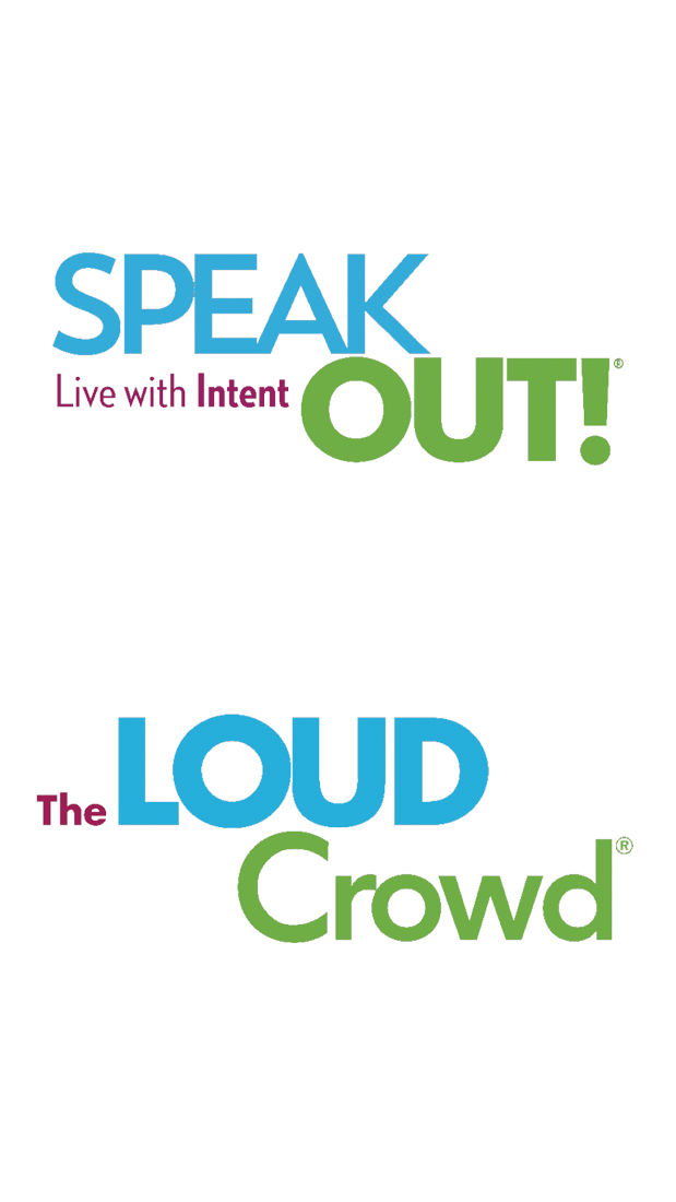 Speak Out and Loud Crowd logos