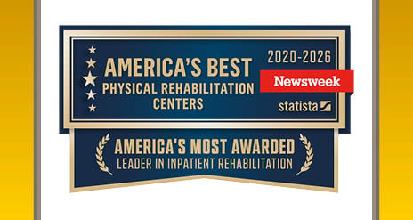 America's Most Awarded Leader in Inpatient Rehabilitation Centers 2020-2026 Newsweek statista America's most awarded leader in inpatient rehabilitation