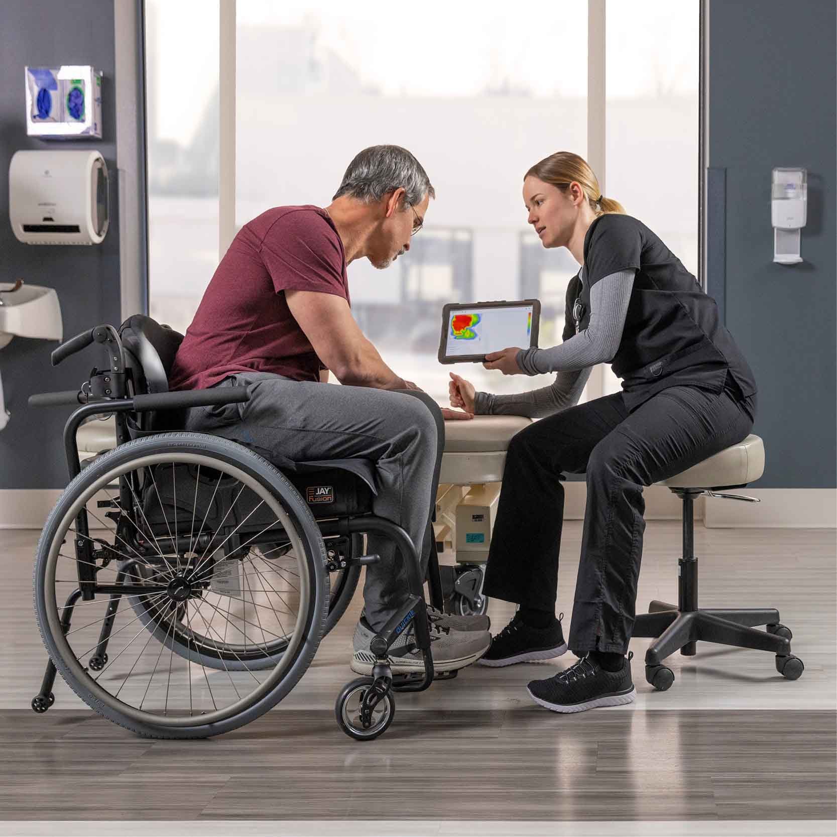Therapist and a patient