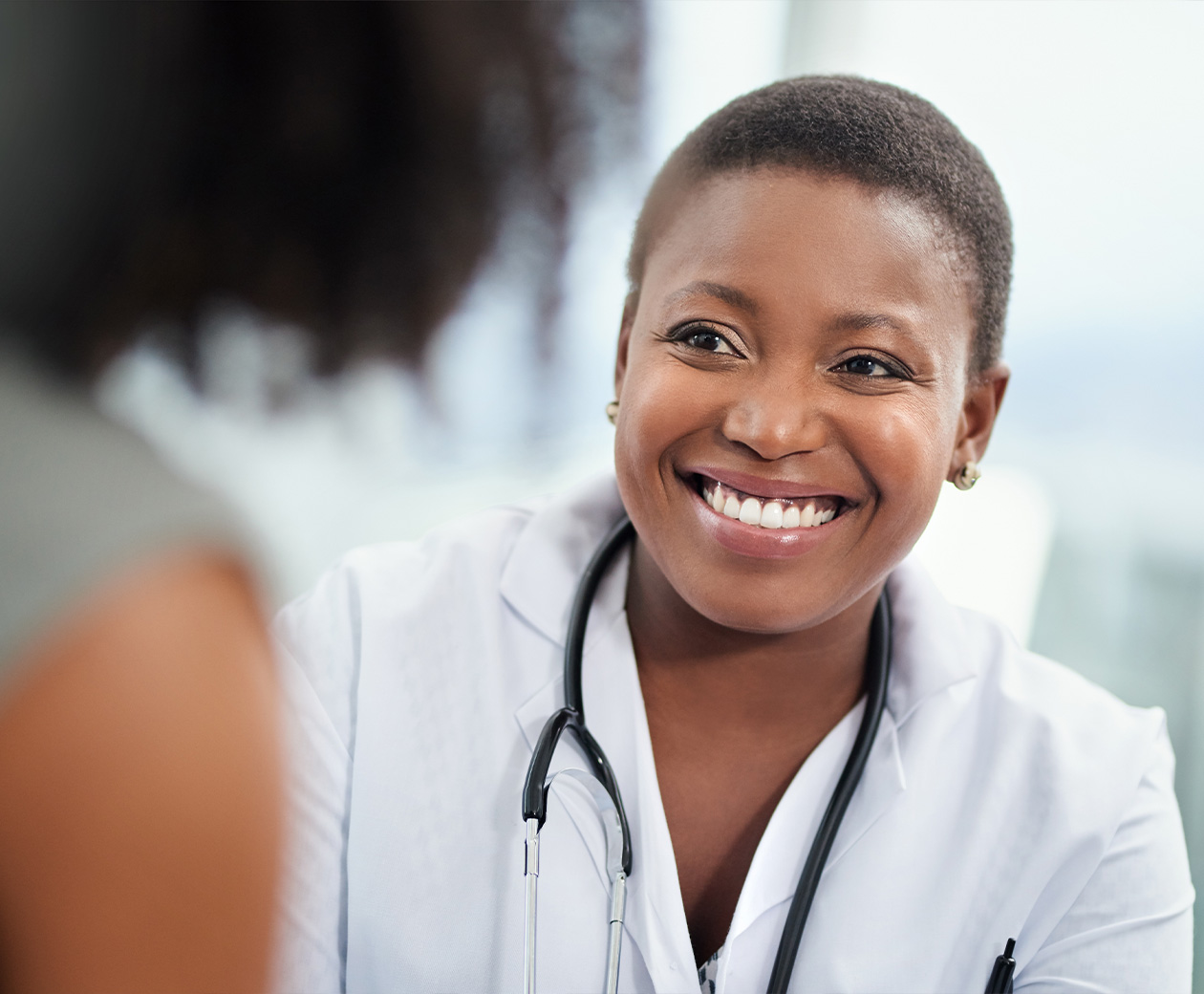 doctor with patient