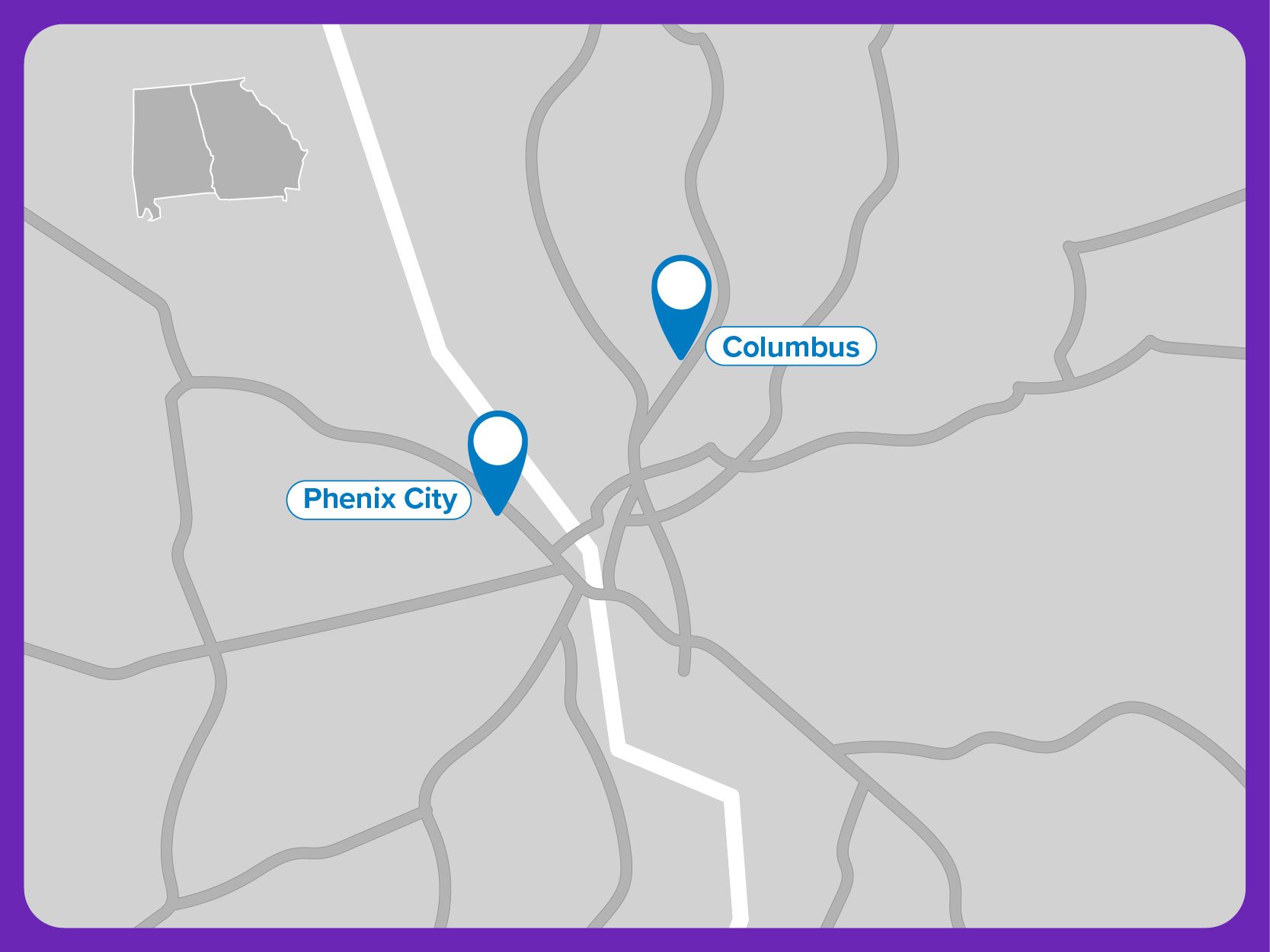 Chattahoochee Valley Map