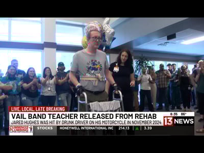 Local school music teacher Jared Hughes discharged from Encompass Health Rehabilitation Institute of Tucson