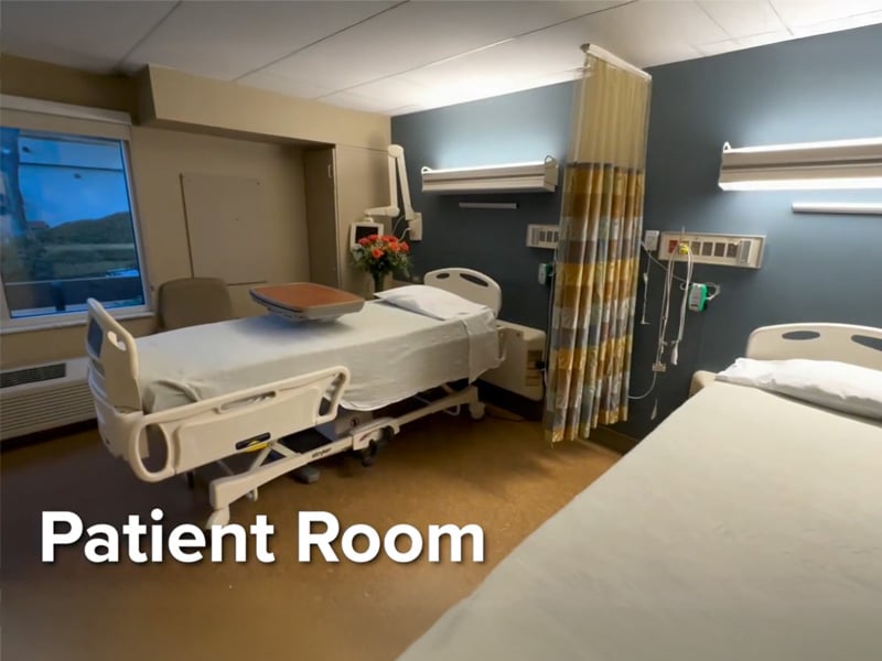 Valley of the Sun patient room