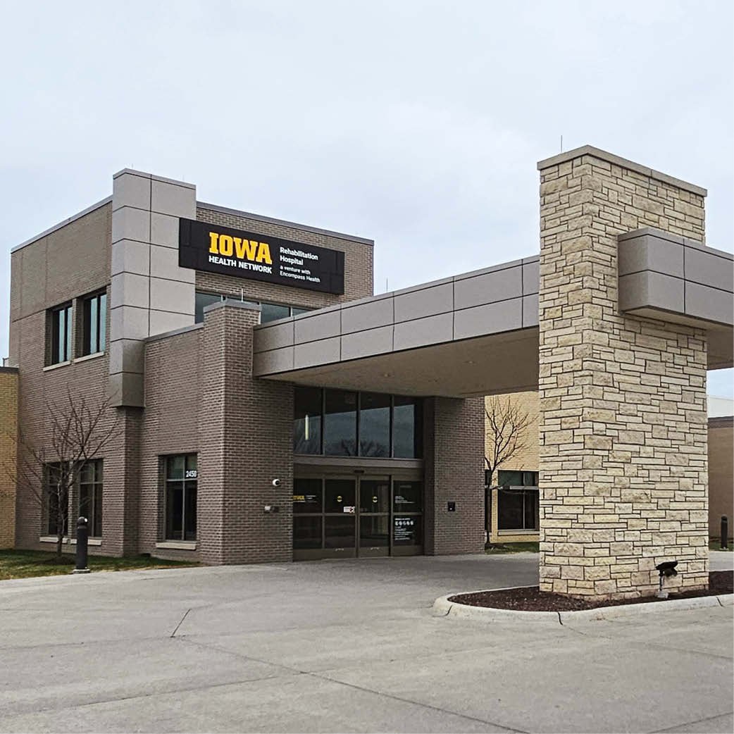 Iowa Health Network Rehabilitation Hospital, a venture with Encompass Health Exterior Image