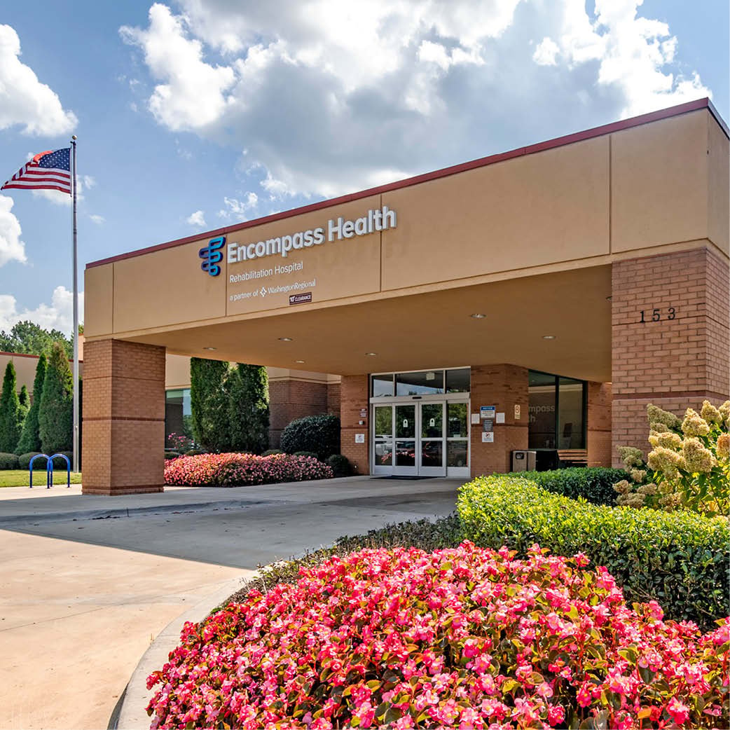 Encompass Health Rehabilitation Hospital, a partner of Washington Regional Exterior Image