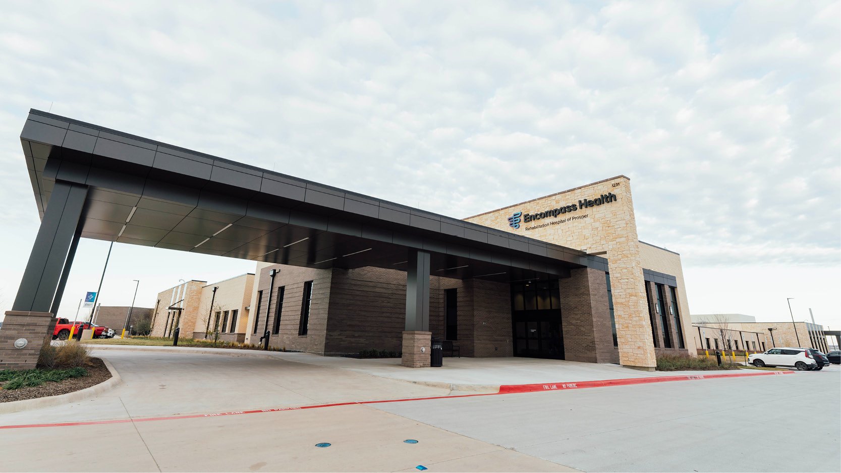 Exterior image of Encompass Health Rehabilitation Hospital of Prosper