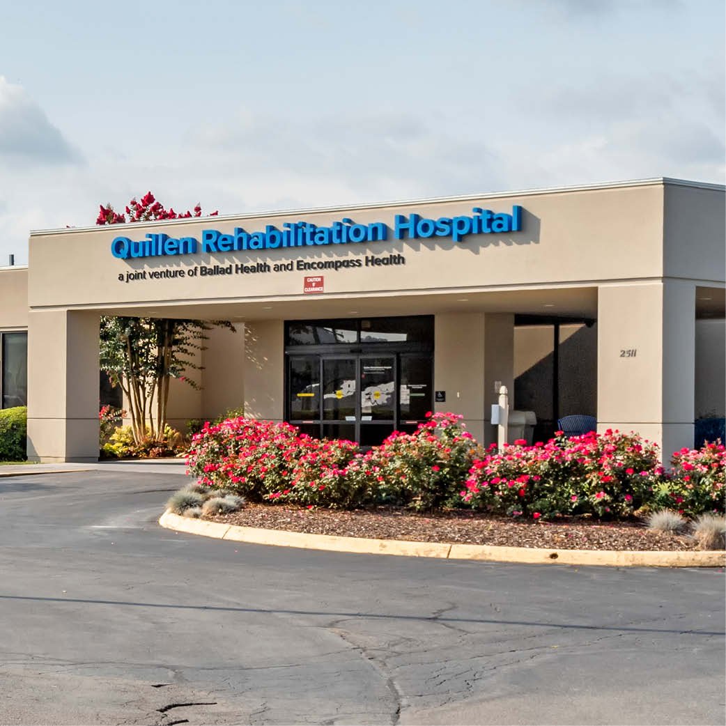Quillen Rehabilitation Hospital, a joint venture of Ballad Health and Encompass Health Exterior Image