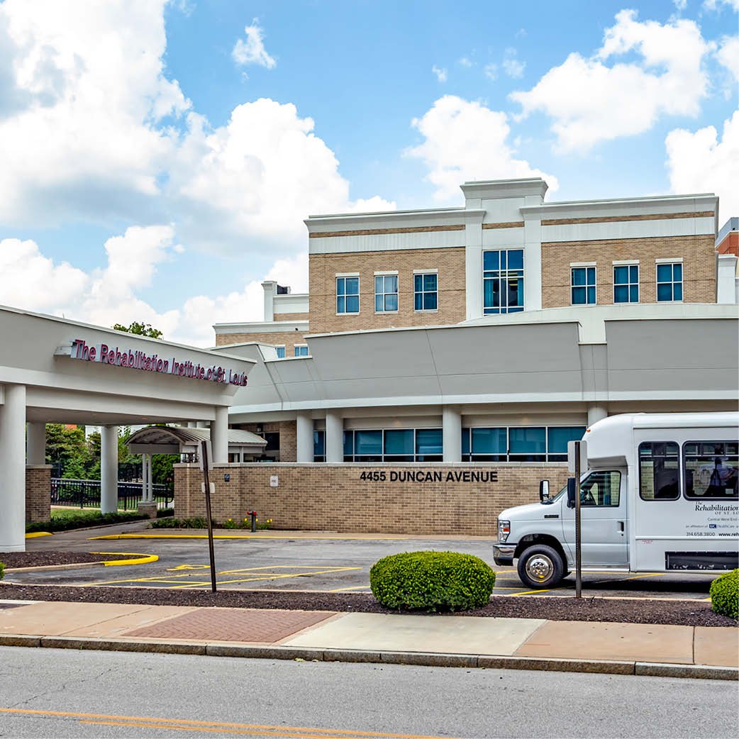 The Rehabilitation Institute of St. Louis, an affiliation of BJC HealthCare and Encompass Health Exterior Image
