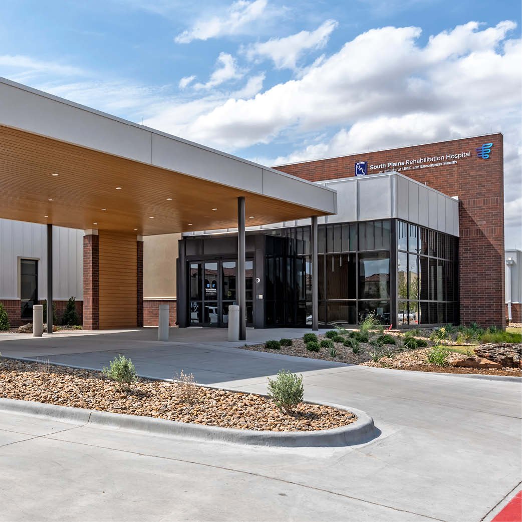 South Plains Rehabilitation Hospital, an affiliate of UMC and Encompass Health Exterior Image