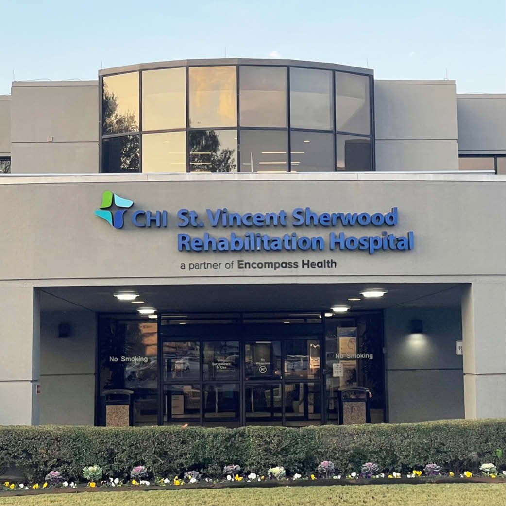 CHI St. Vincent Sherwood Rehabilitation Hospital, a partner of Encompass Health Exterior Image