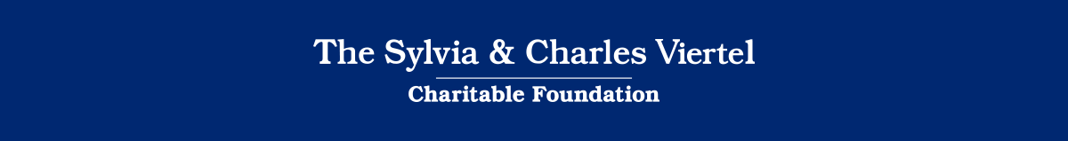 The Sylvia and Charles Viertel banner 1200x59