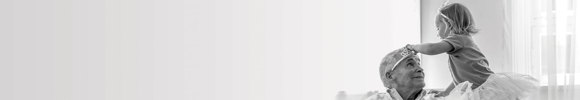 Grandmother and granddaughter