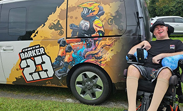 Going the extra mile for Chrys, with a personalised car