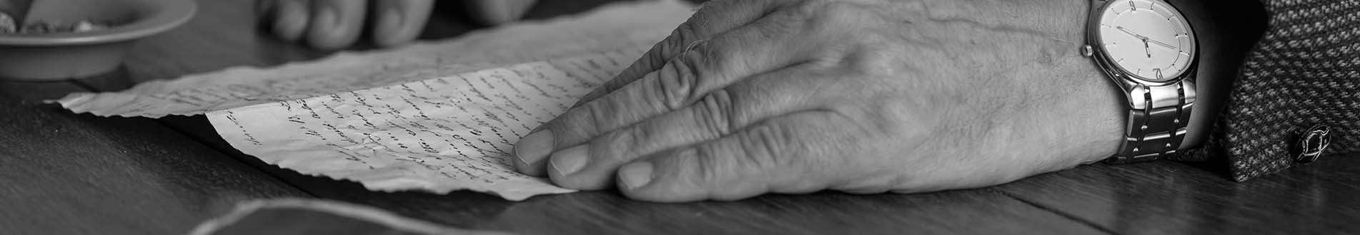 Letter hands