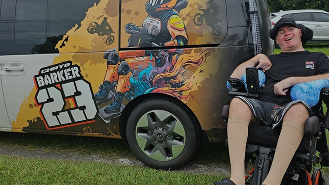 Going the extra mile for Chrys, with a personalised car