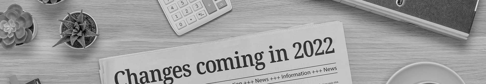 Newspaper on desk