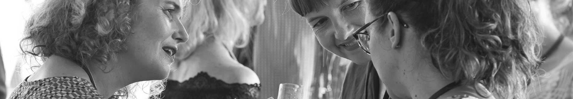 Women talking