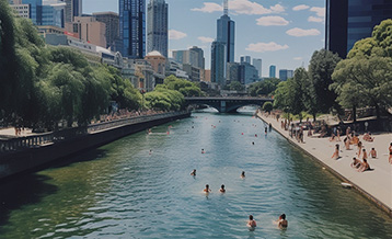 Reimagining Melbourne's flowing heart: The swimmable Birrarung project
