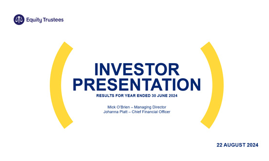 EQT Holdings Pty Ltd Full Year Results 2024