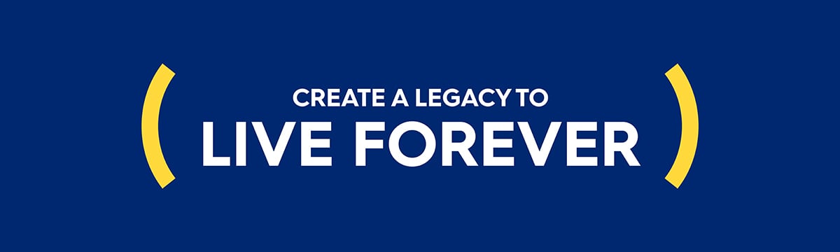 Live forever full width banner