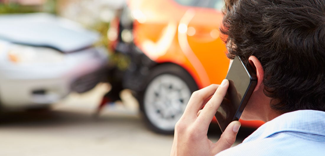 calling to report an accident