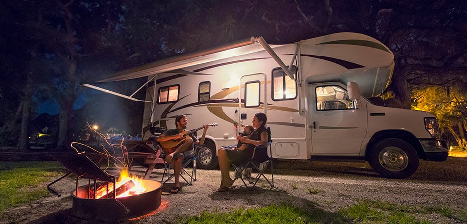 RV at Campground