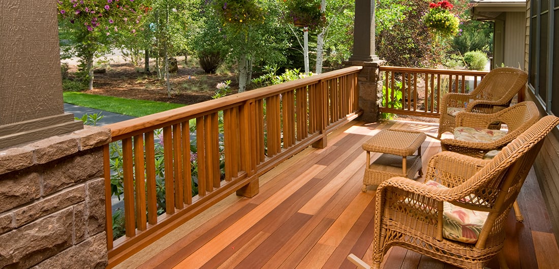 Backyard patio