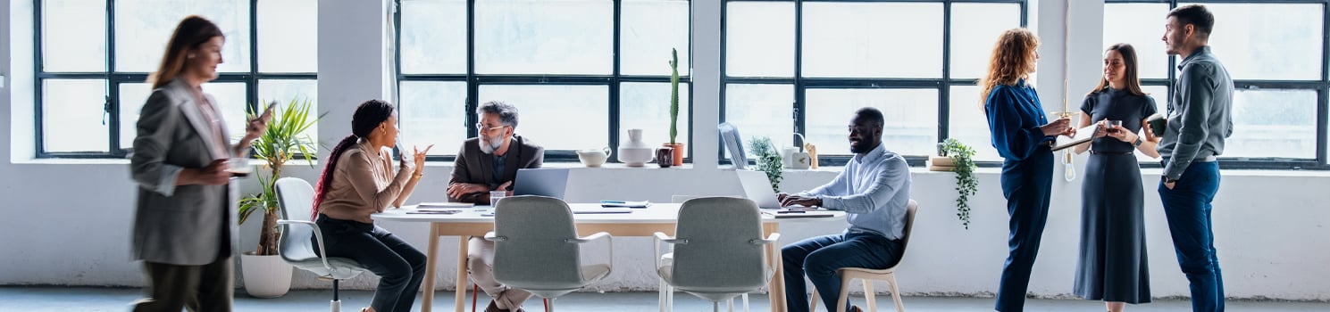 people in an office setting