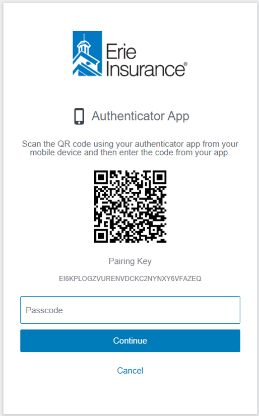 Authenticator App Key