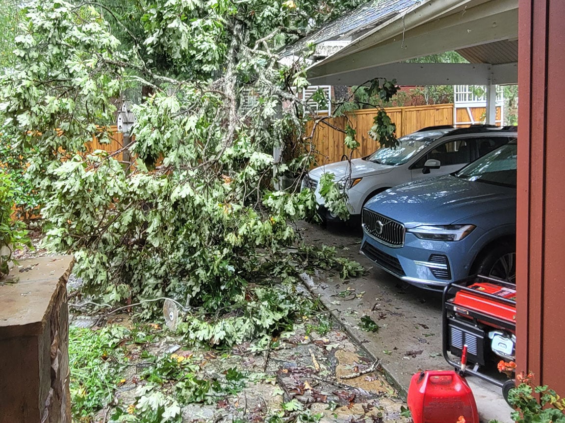 damage from Hurricane Helene