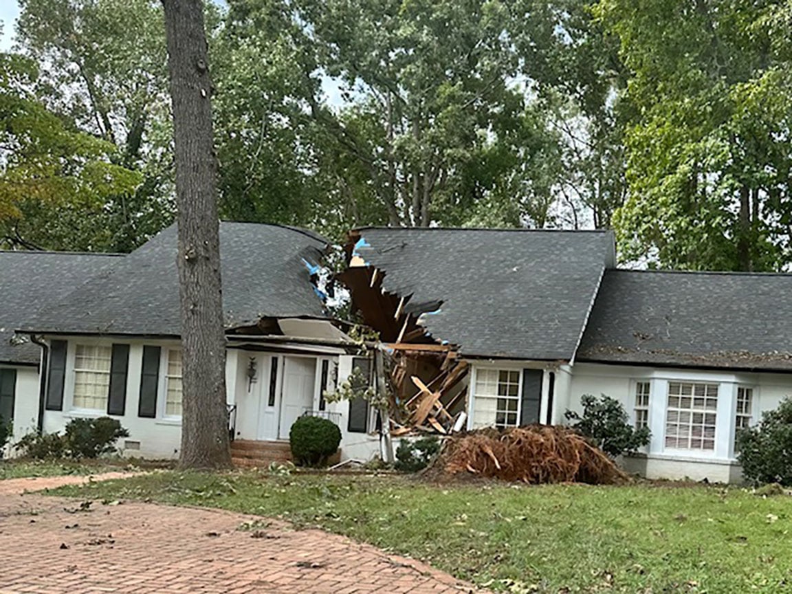 damage from Hurricane Helene
