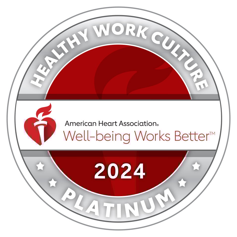 American Heart Association Platinum Award Logo