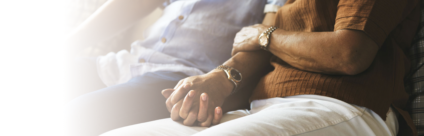 couple holding hands