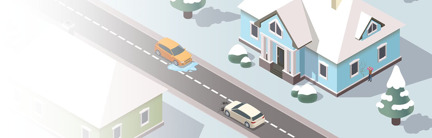 illustrated streetscape