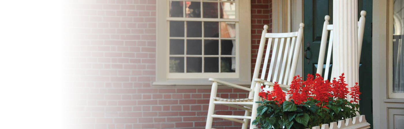 chairs on a porch
