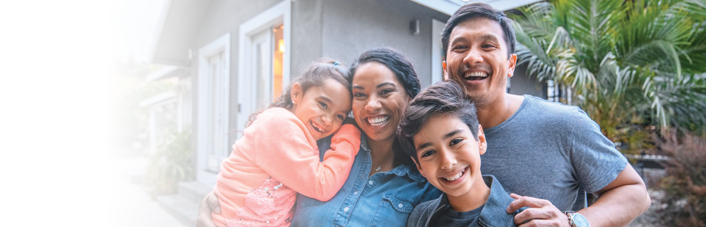 smiling family