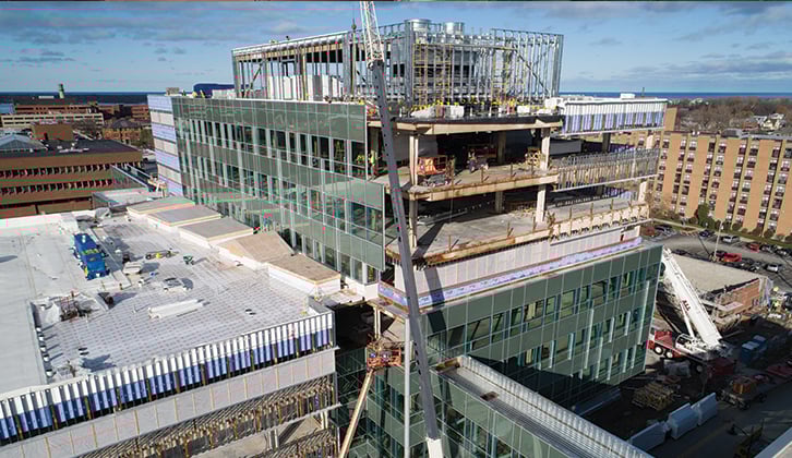 Construction of the Thomas B. Hagen building