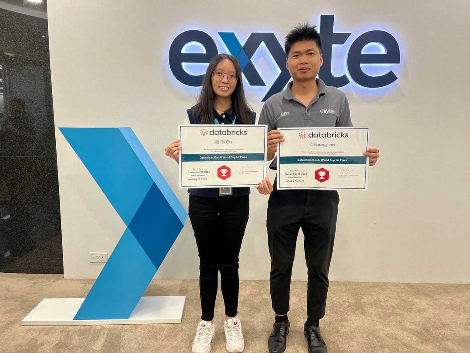 Exyte wins Databricks’ Generative AI World Cup Grand Prize