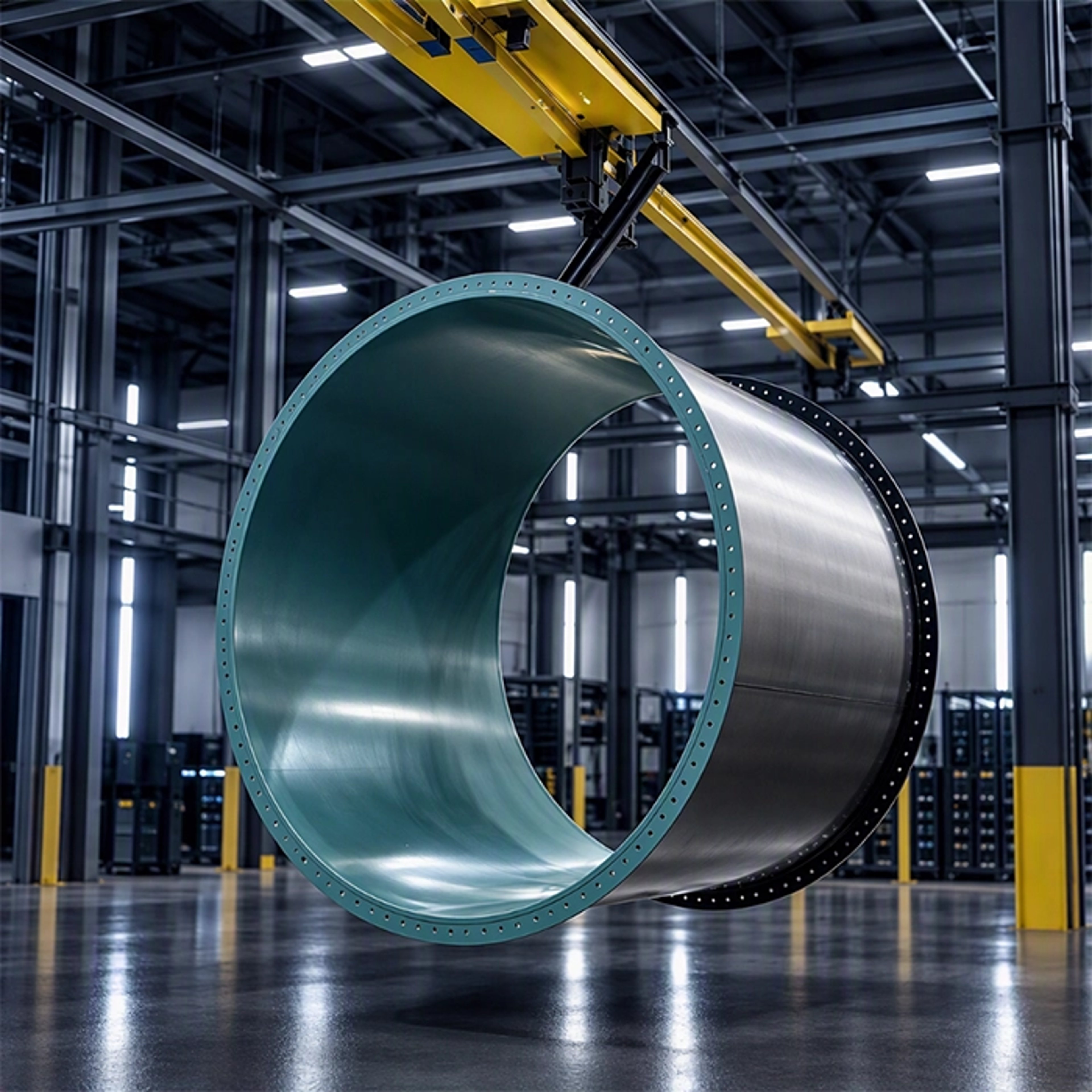 Fume exhaust duct ceiling suspension
