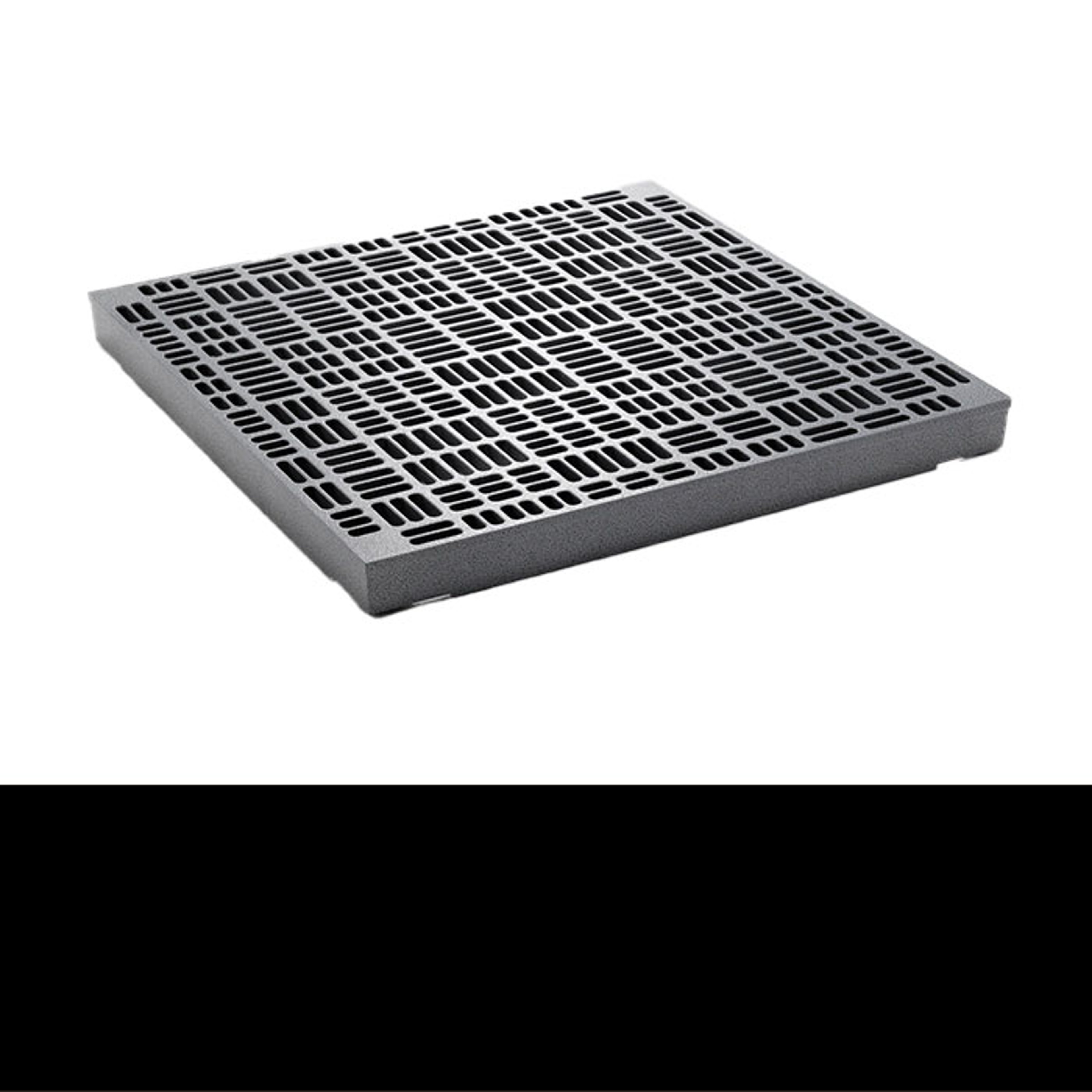 Grating panel raised floor